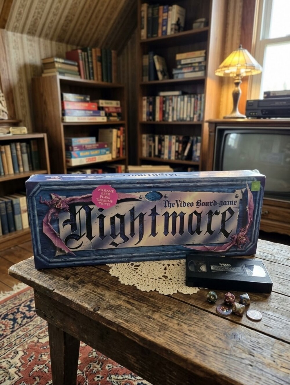 Vintage 1991 Nightmare VHS Video Board Game - Factory Sealed NWT
